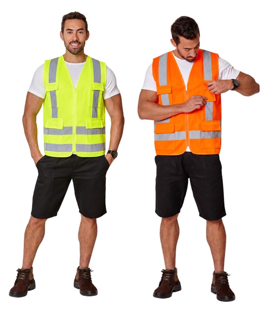 Colete liso com 4 bolsos - Brascamp